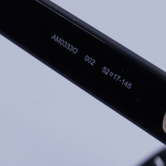 Alexander McQueen AM0333O 002 Eyeglasses Black 52mm Square Frame - Picture 9 of 10